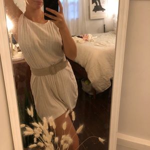 Cream reformation dress